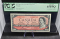 1954 Canada $2 Replacement Bank Note  – PCGS Banknote Gem New 65 PPQ
