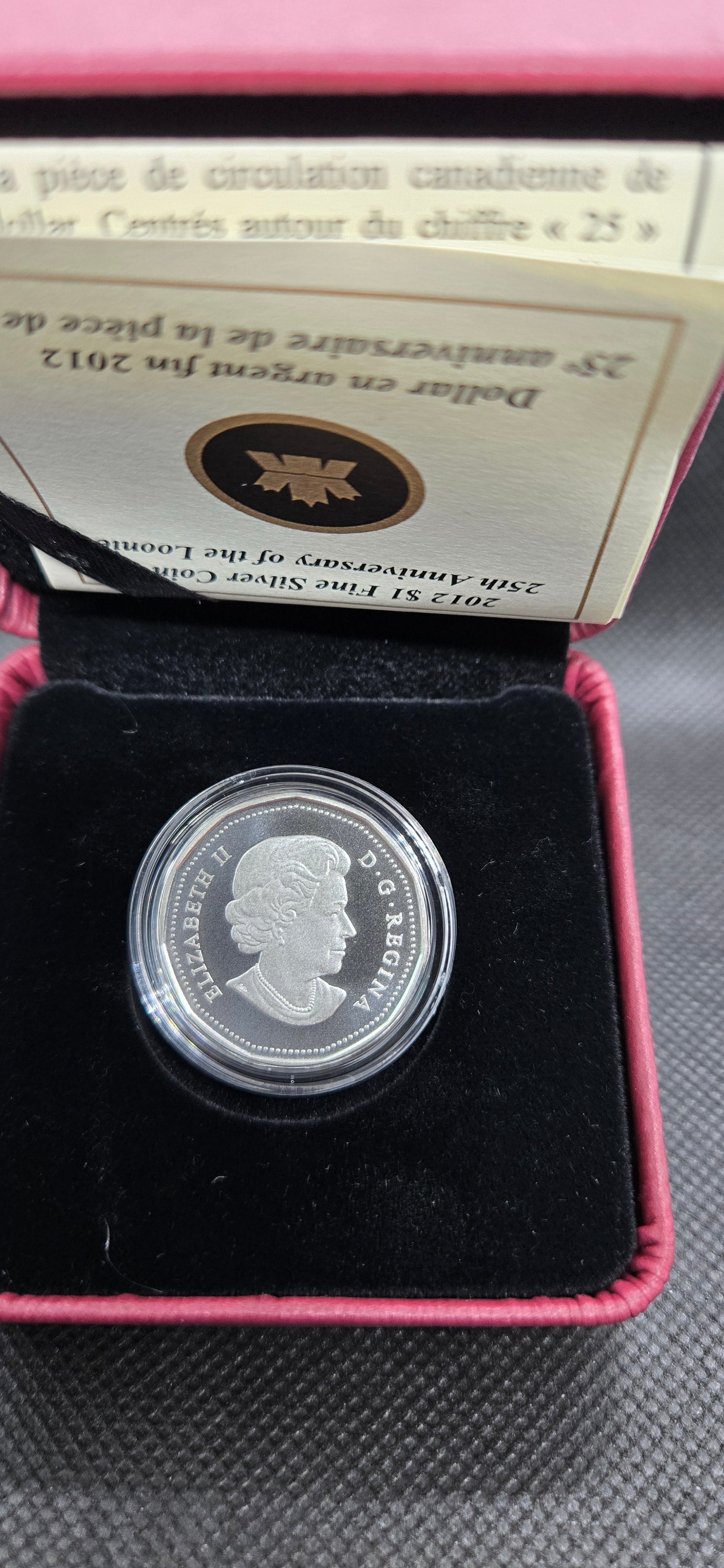 2012 Canada 25th Anniversary of the Loon Fine Silver Coin