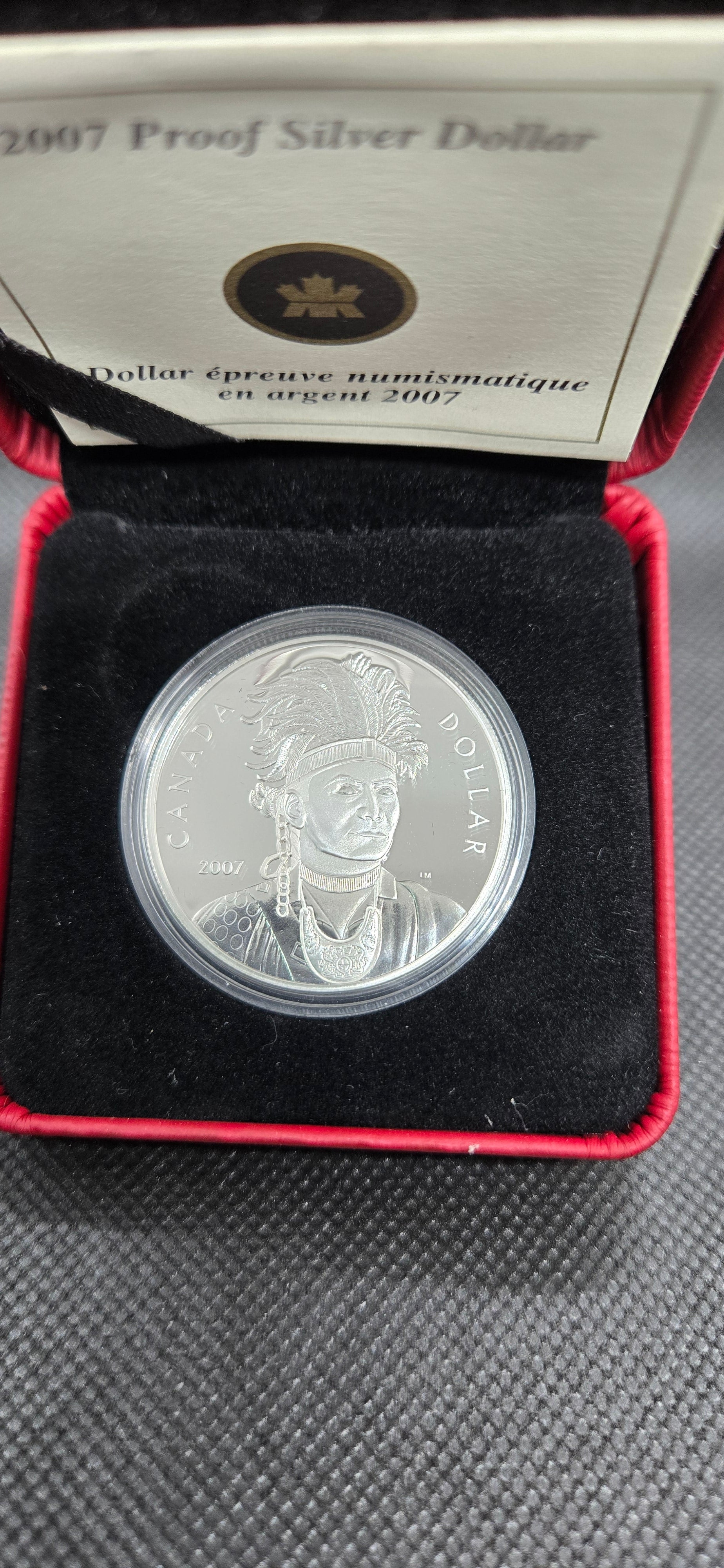 2007 Canada Proof Silver Dollar