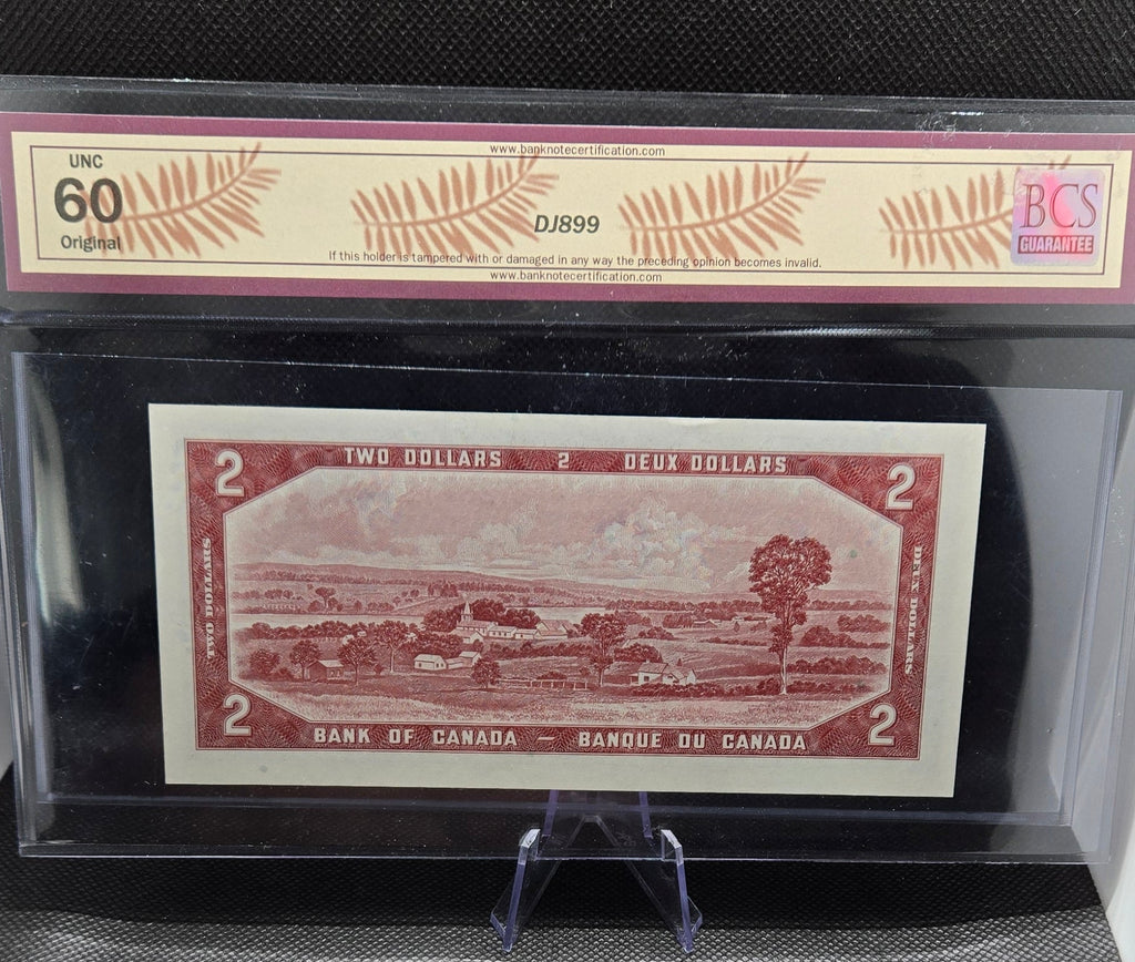 1954 Canada $2 Replacement Bank Note  – BCS UNC-60