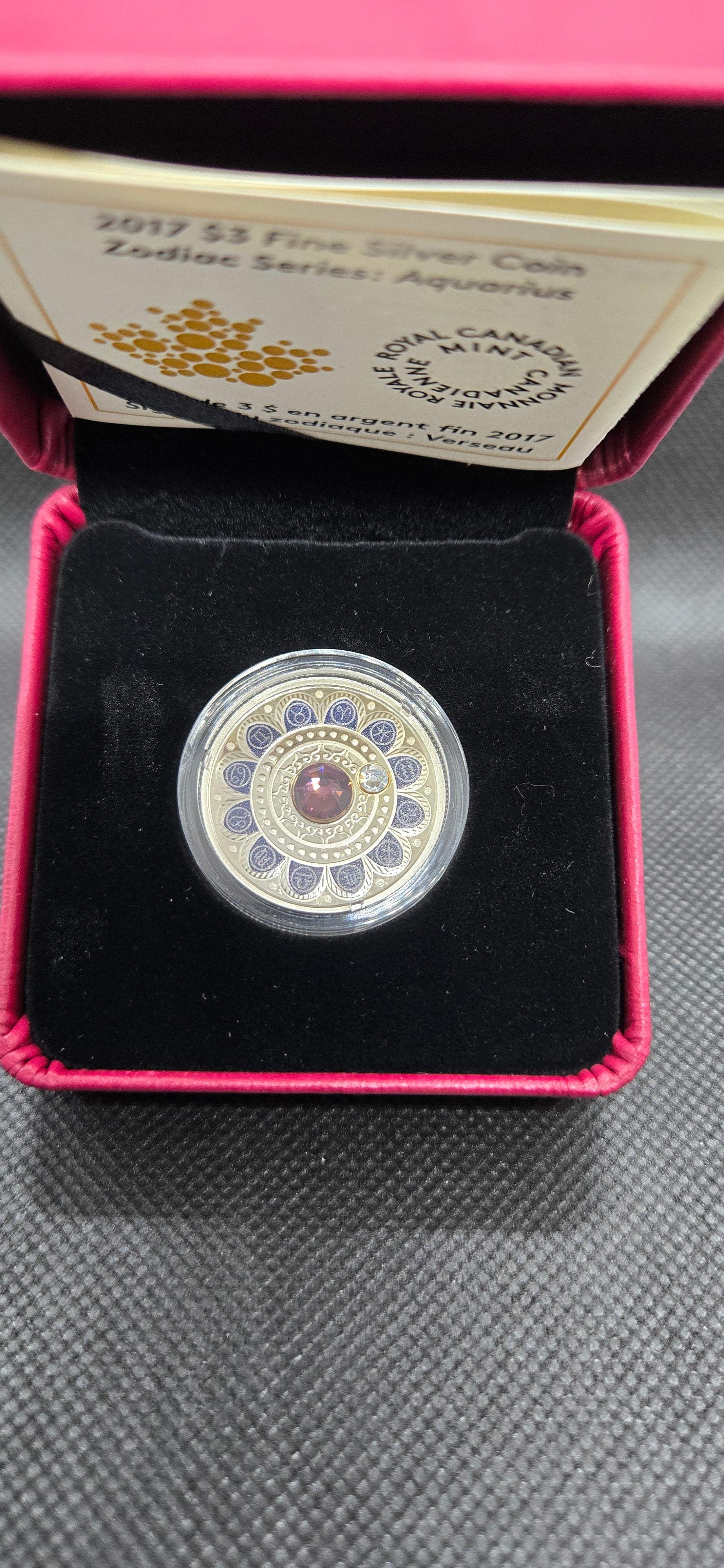2017 Canada 3-Coin Silver Zodiac Series – Aquarius