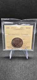 2013 Canada 25 Cent Salaberry Coloured Coin – MS-66