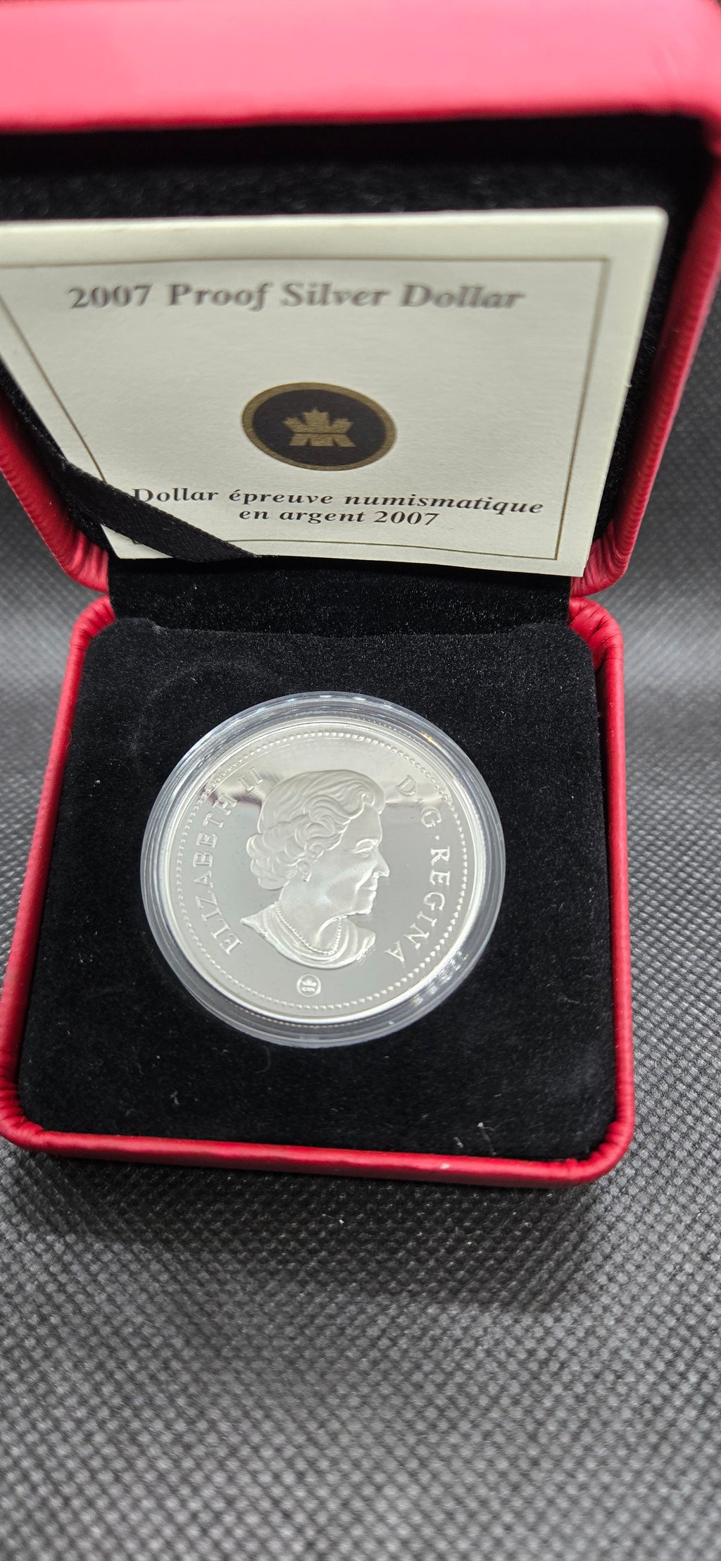 2007 Canada Proof Silver Dollar