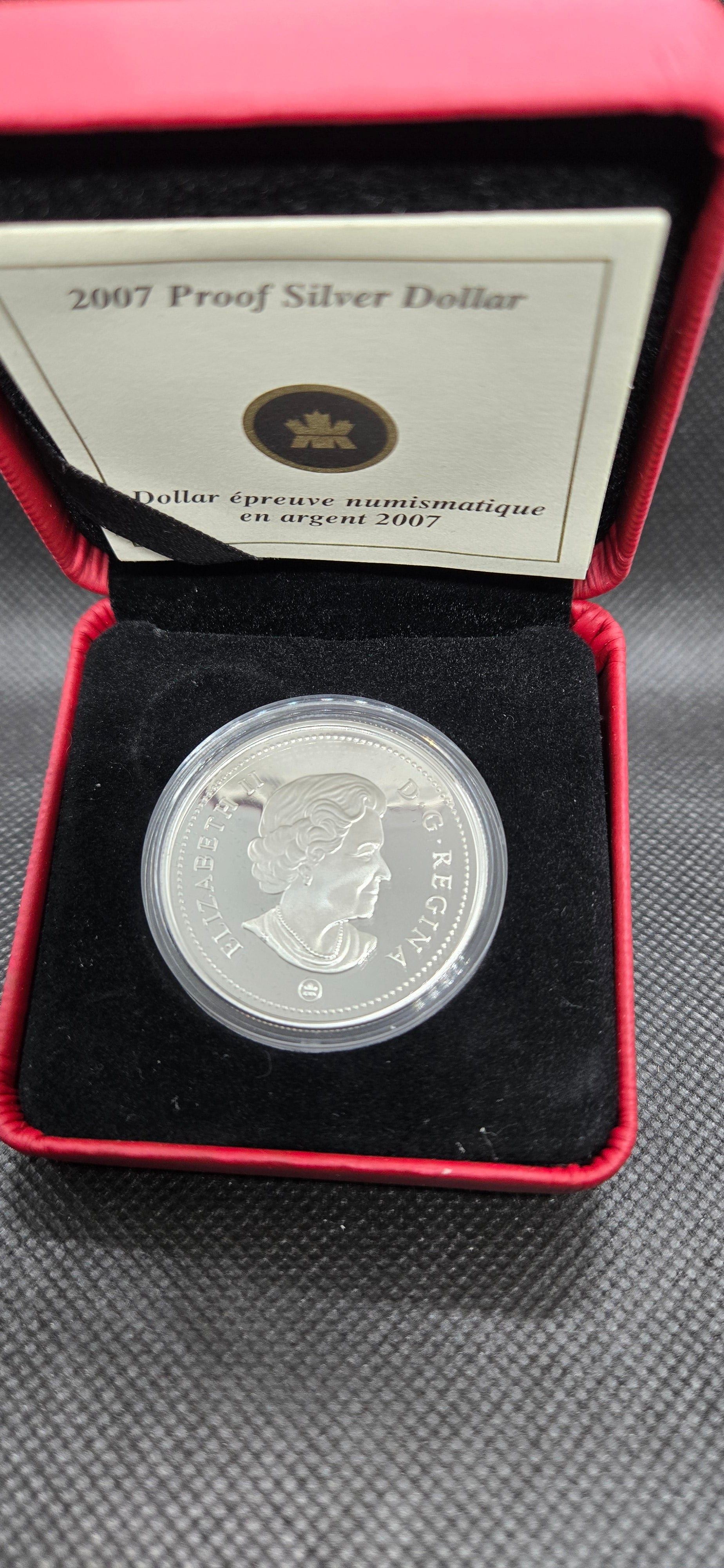 2007 Canada Proof Silver Dollar