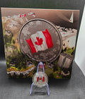 2015 Canada $20 for $20 Fine Silver Coin – Coloured Canadian Flag
