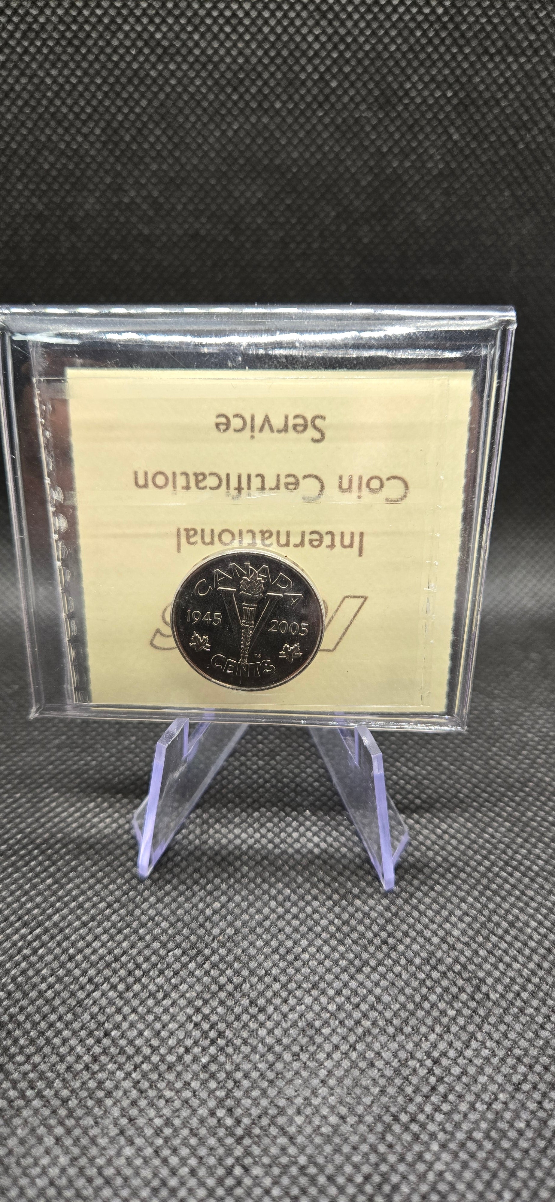 2005 Canada 5 Cent "P" V-E Day – MS-66