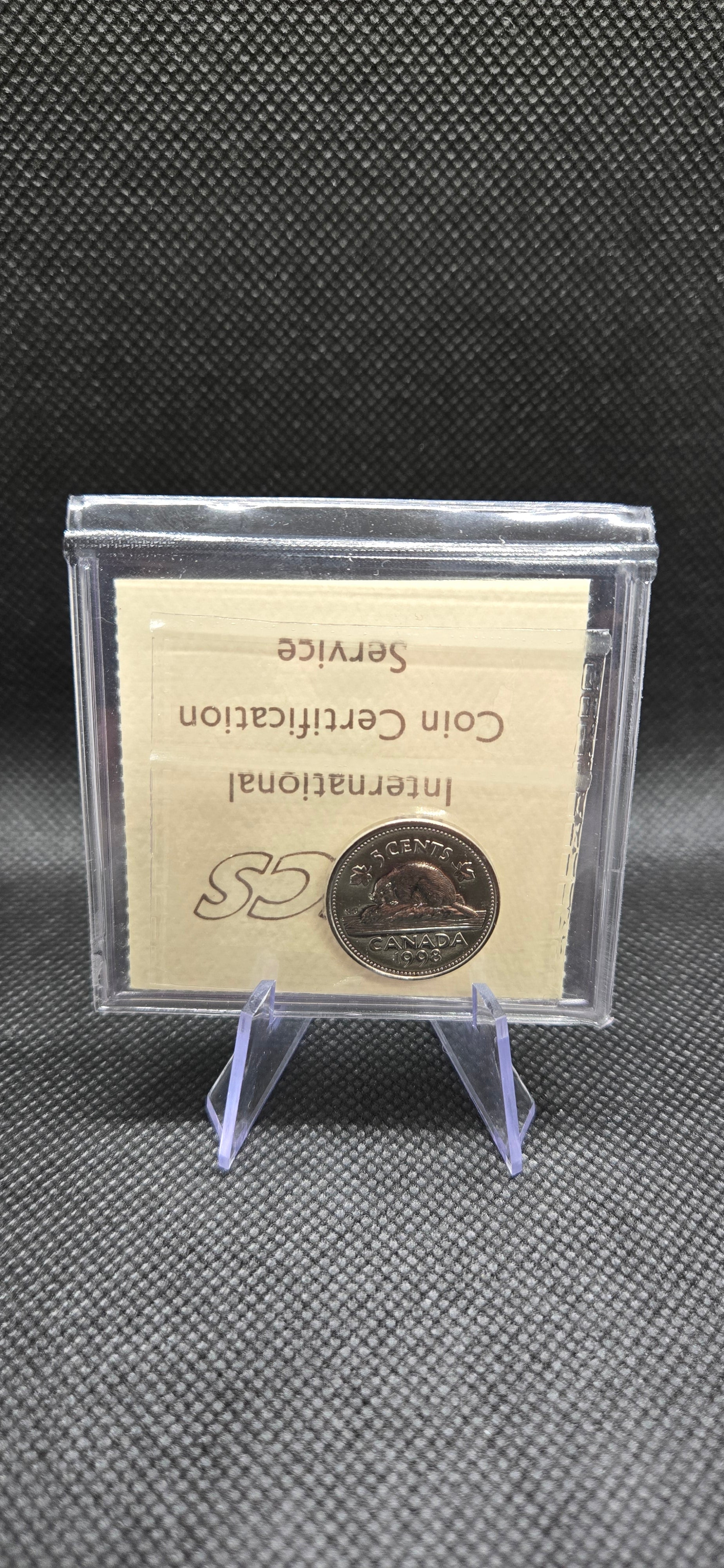 1998 Canada 5 Cent – MS-64