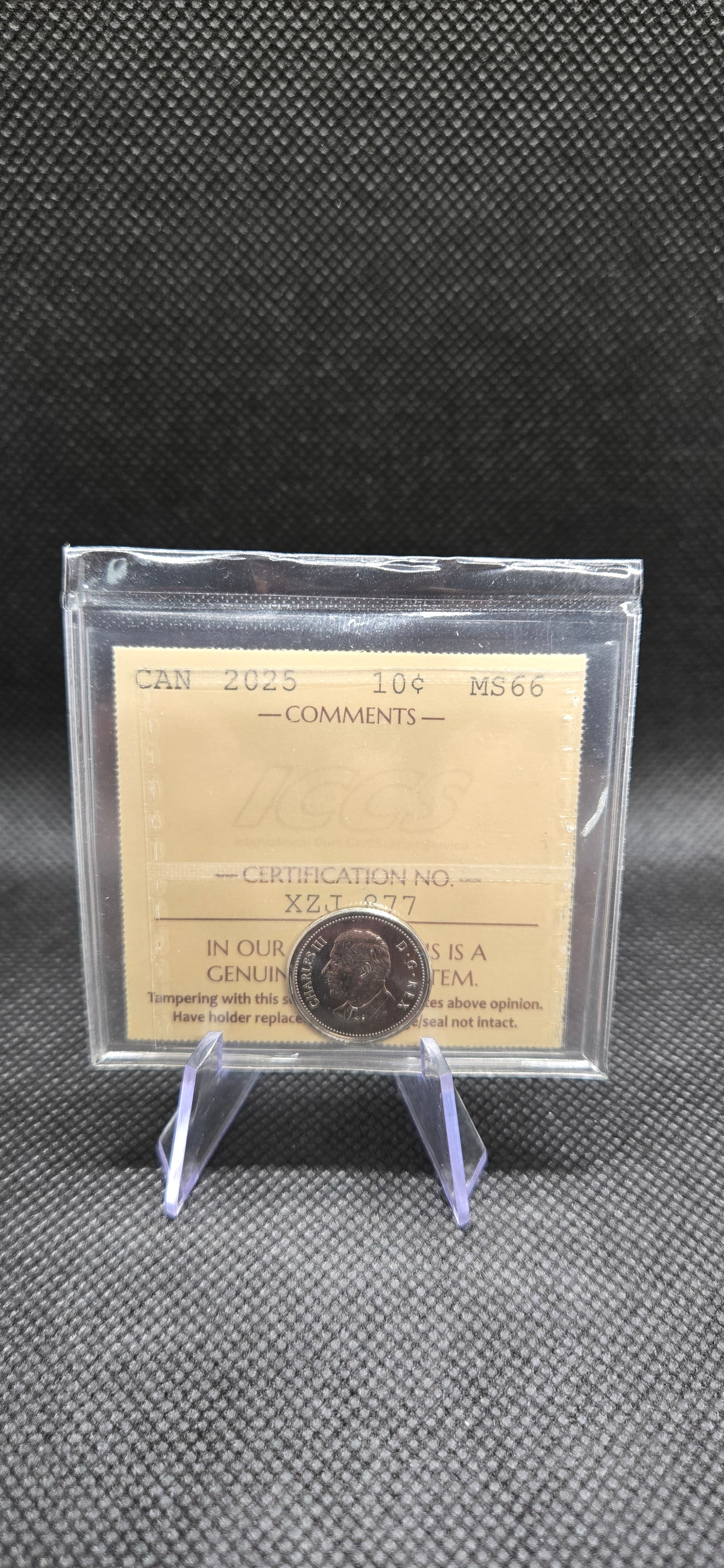 2025 Canada 10 Cent – MS-66