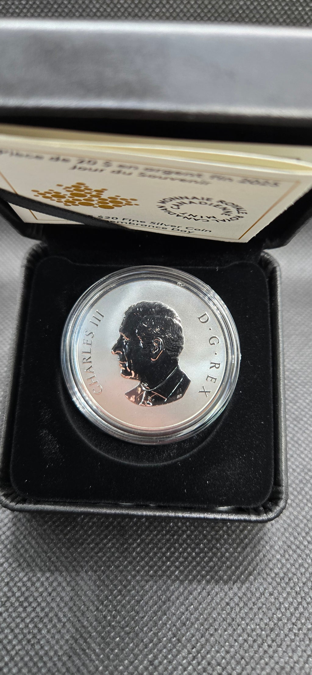2025 Canada $20 Fine Silver Coin – Remembrance Day