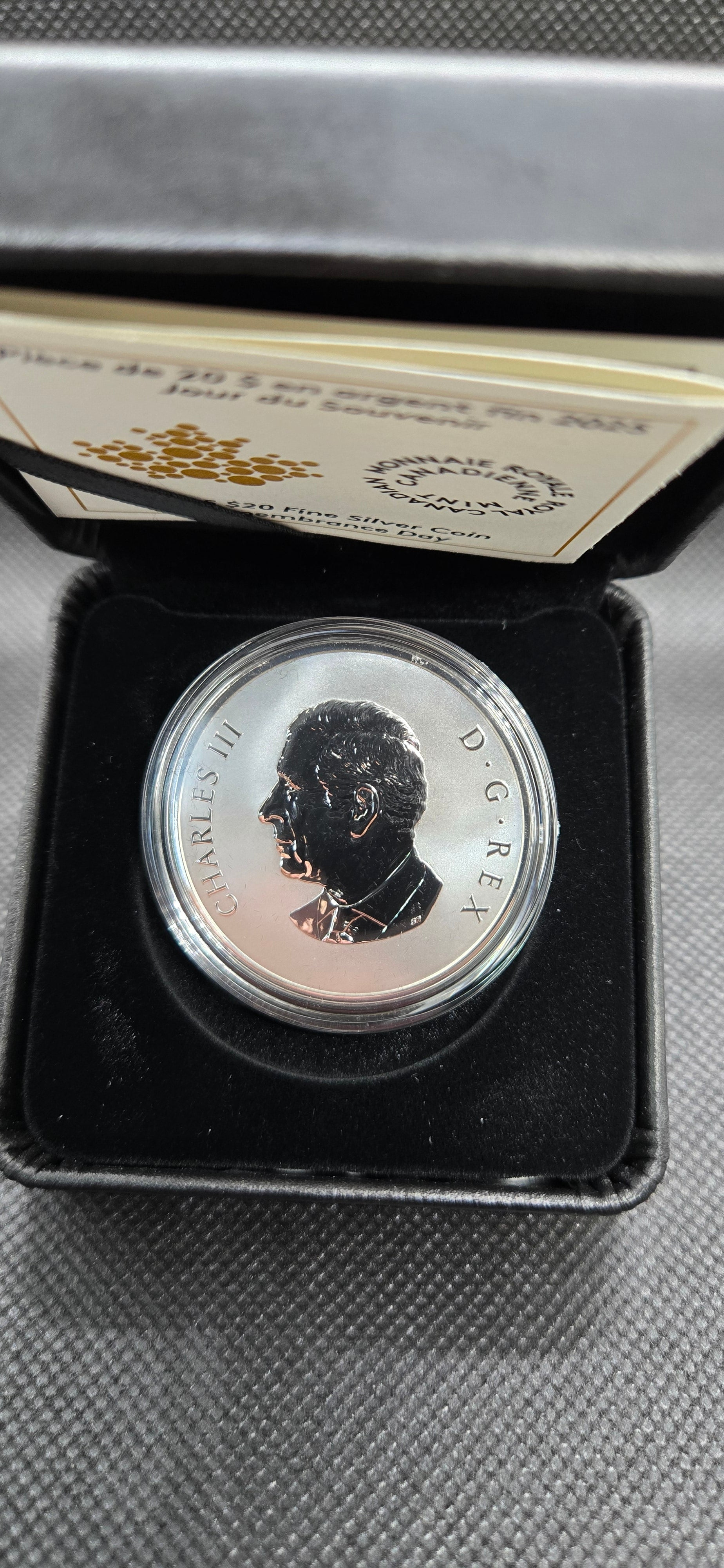 2025 Canada $20 Fine Silver Coin – Remembrance Day
