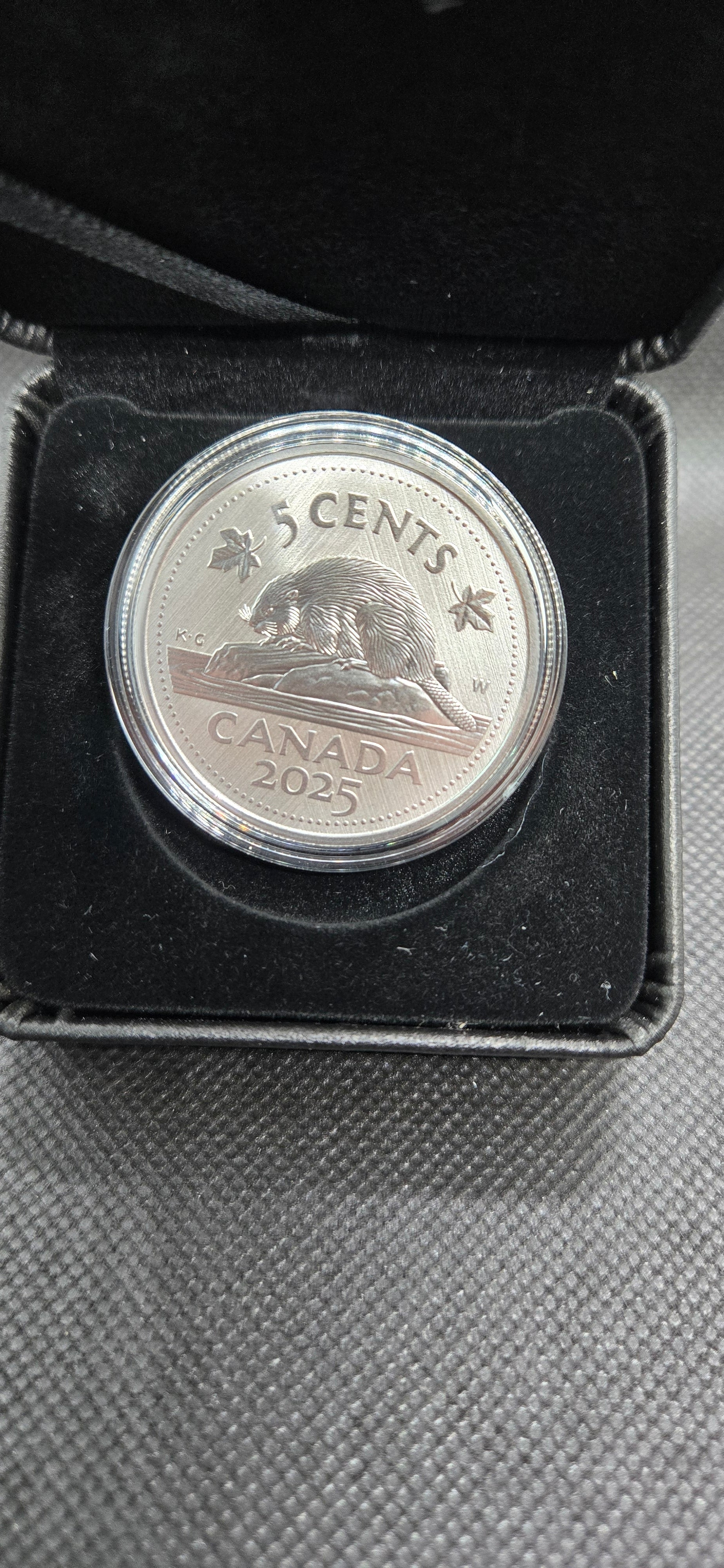 2025 Canada Tribute: W Mint Mark Beaver Fine Silver Coin