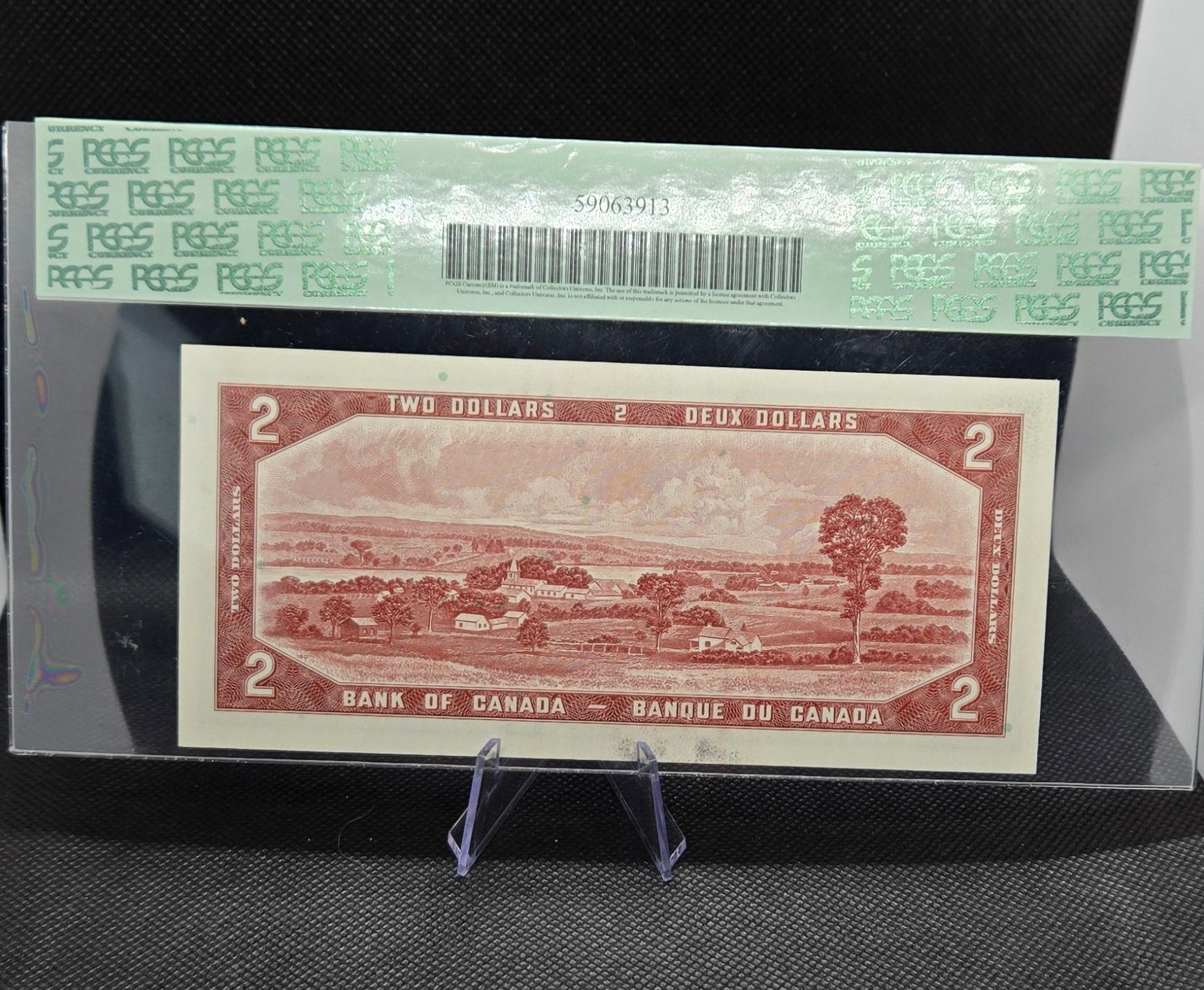 1954 Canada $2 Replacement Bank Note  – PCGS Banknote Gem New 65 PPQ