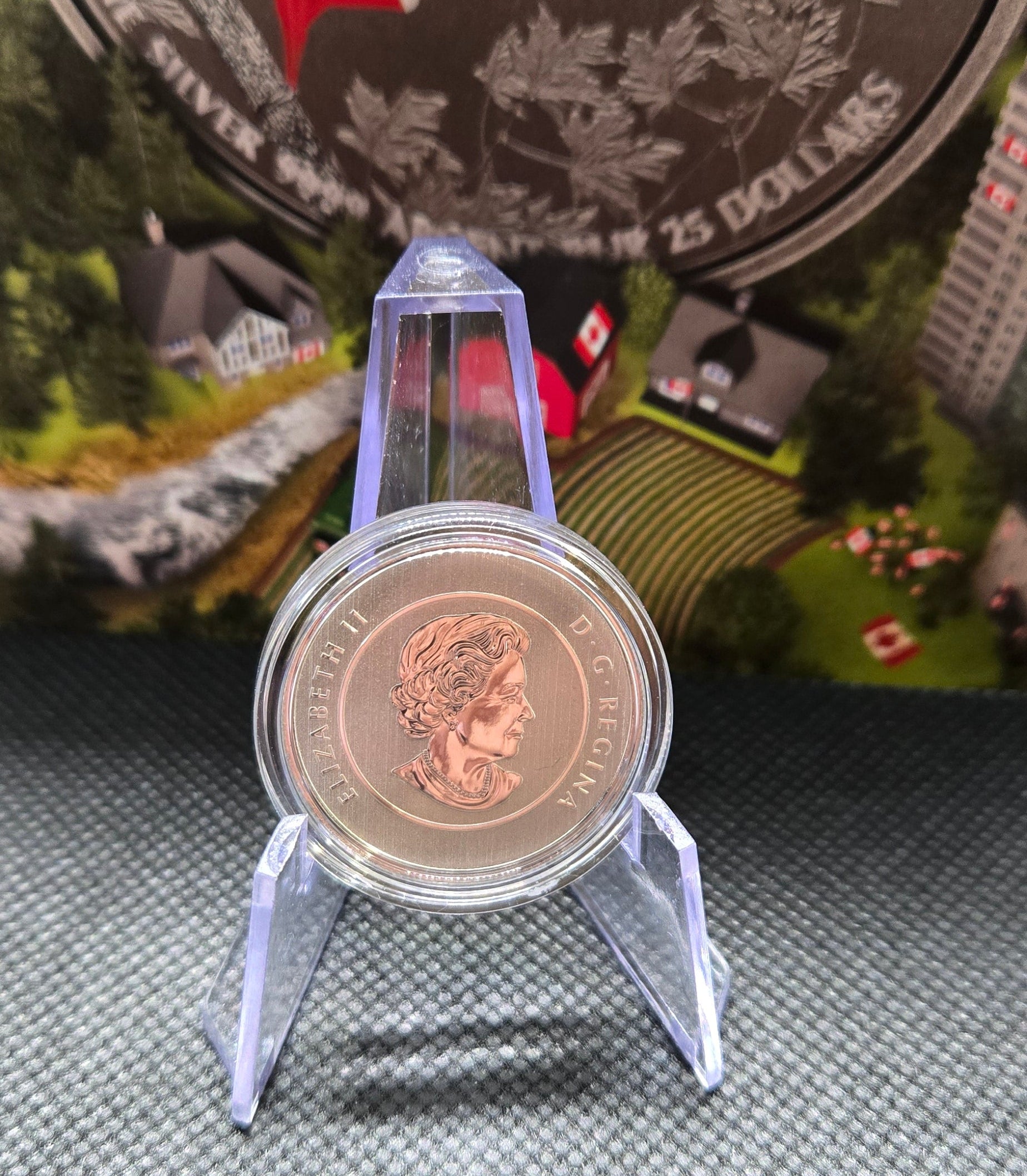 2015 Canada $20 for $20 Fine Silver Coin – Coloured Canadian Flag